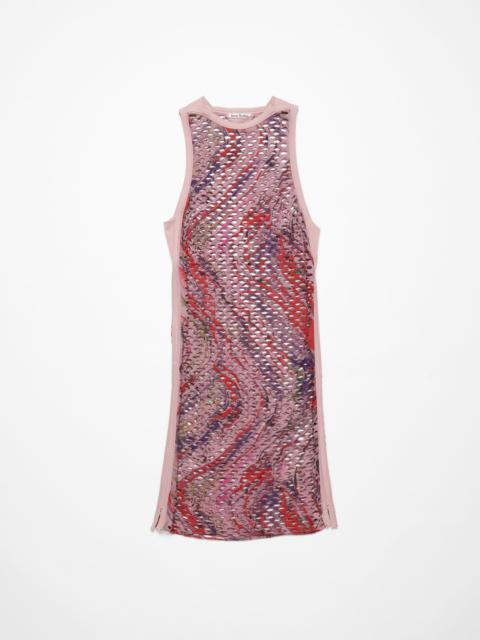 Mesh tank top - Faded pink