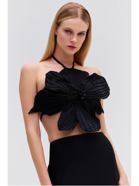 HAND-BEADED FLOWER TOP (EXCLUSIVE)