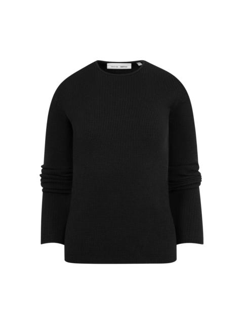 WAFFLE LONG SLEEVE TOP