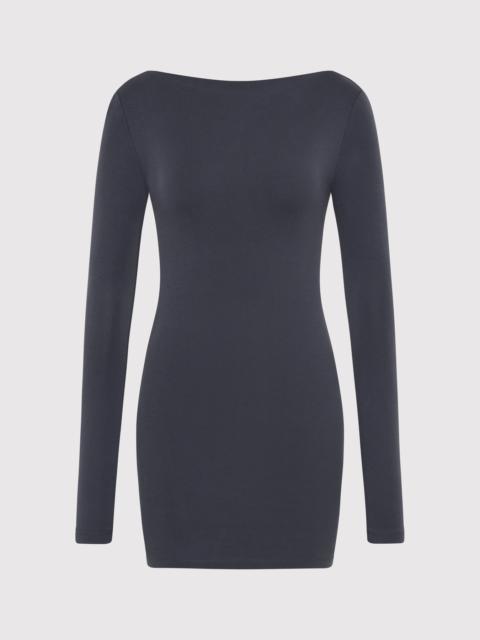 Organic Cotton Bateau Dress - Storm