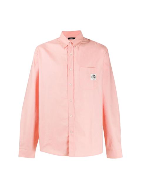 Mohawk patch oxford shirt