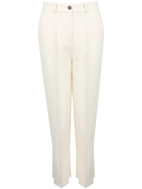 pleat-detail trousers