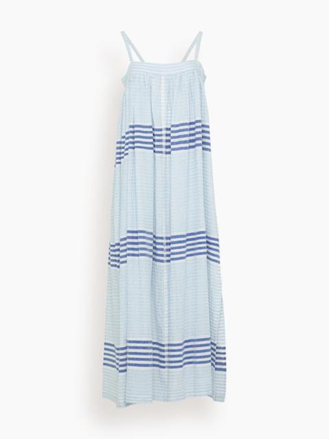 Eda Slip Dress in Shemizi Blue