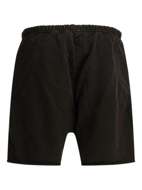 graphic-print drawstring shorts