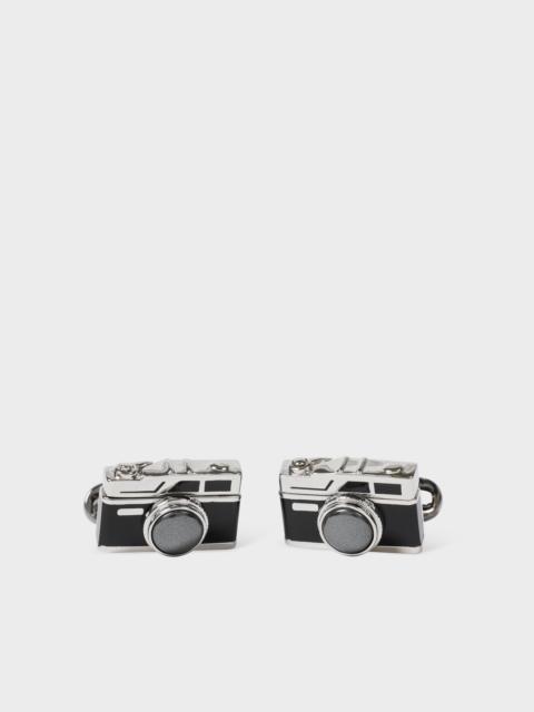 Black 'Camera' Cufflinks