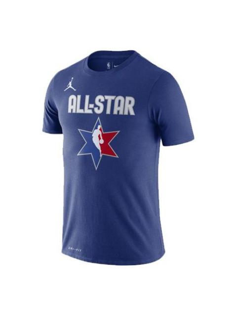 Nike NBA ALL-STAR NBA2020 DRI-FIT Short Sleeve Men's Blue BV9193-497