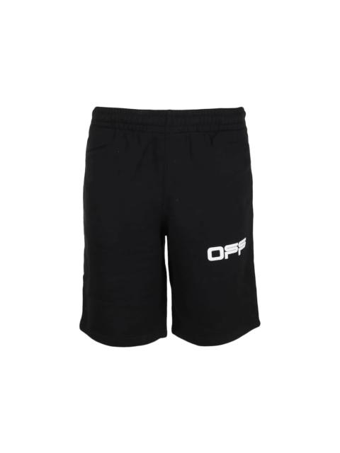 OFF-WHITE Airport Tape Sweatshort Black/Multicolor