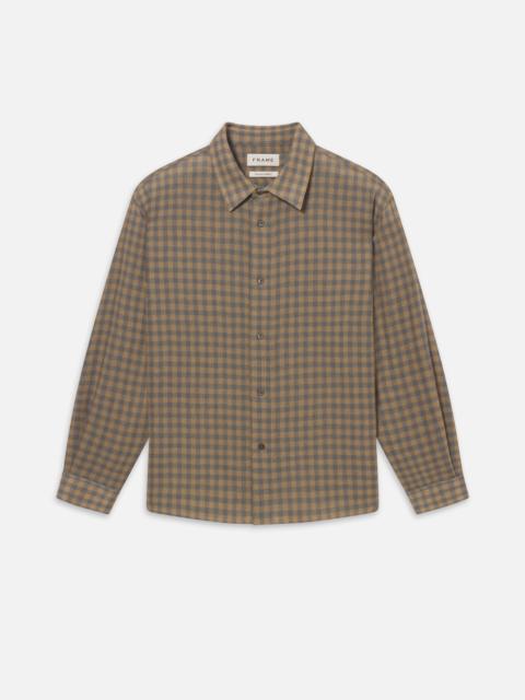Light Wool Plaid Shirt