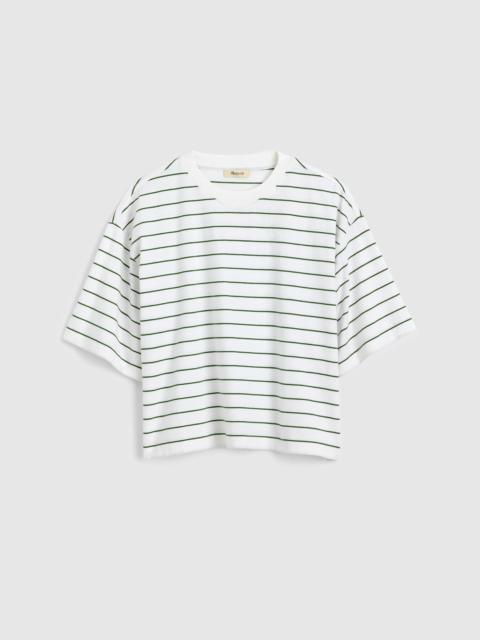 The Boxy Crop Tee in Allday Jersey