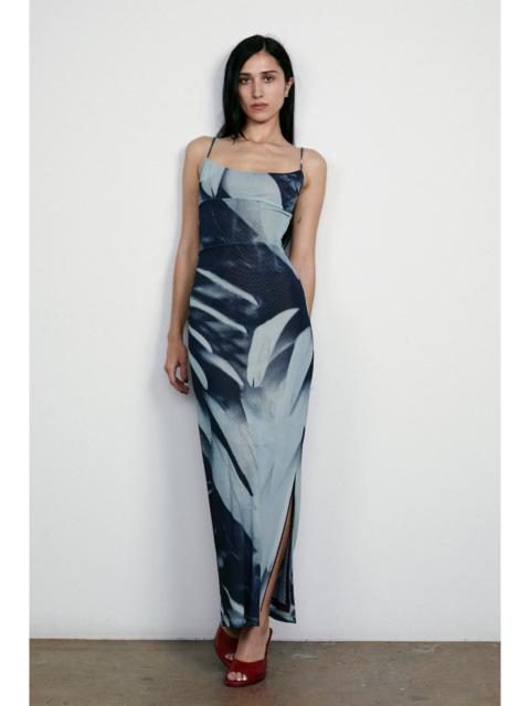 THAIS DRESS - FEATHER POLKA DOT