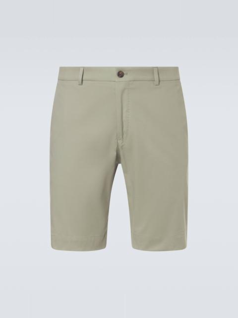 Cotton-blend Bermuda shorts