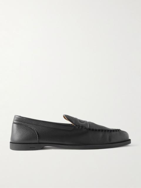 Pace Full-Grain Leather Loafers Black