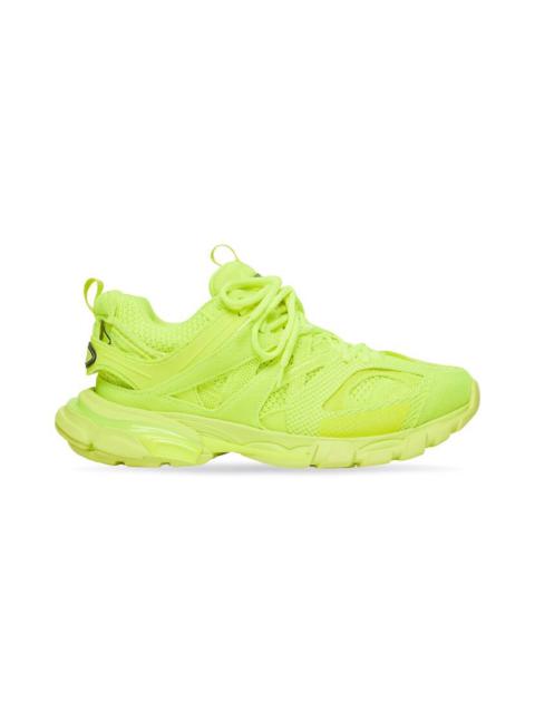 Women's Track Sneaker In Full Mesh in Fluo Yellow