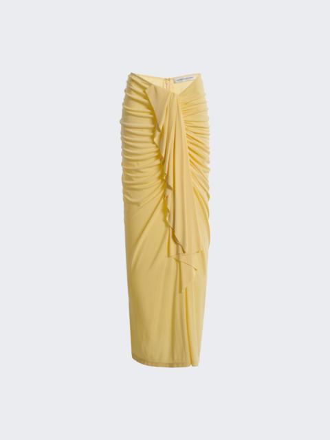 Vivenda Drape Front Skirt Butter