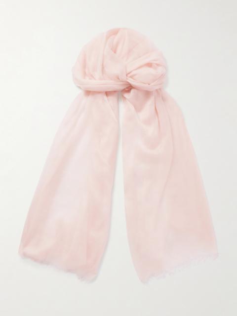 Fringed Cashmere Scarf