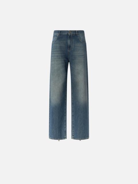 LOOSE-FIT JEANS WITH REAR ZIPS