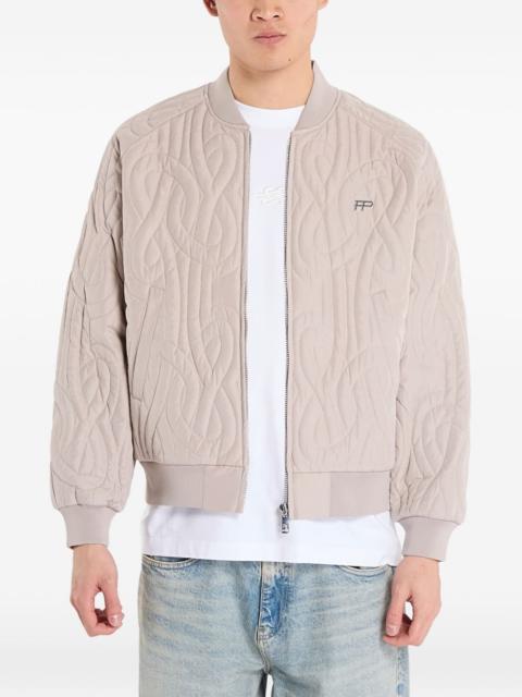 quilted bomber jacket