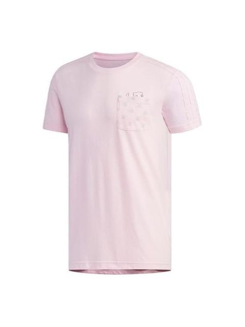 adidas neo x Pokmon Crossover Round Neck Short Sleeve Pink FM0324