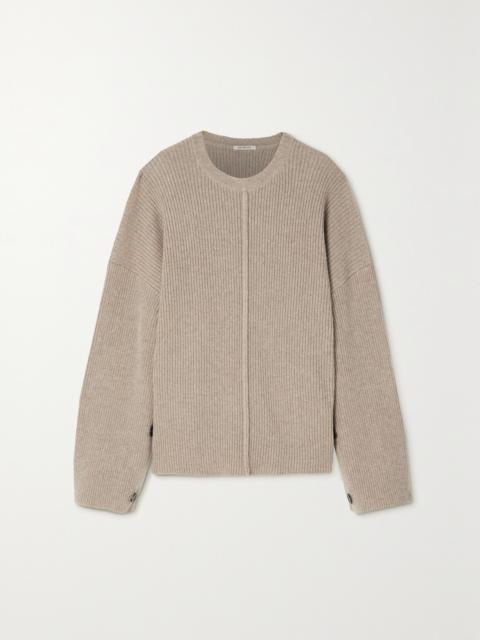 Ribbed Merino Wool And Cashmere-blend Sweater