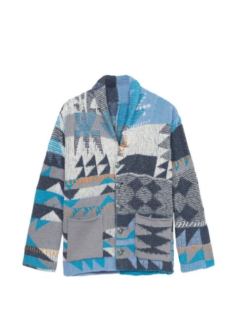 Hoppy crochet fringed cardigan