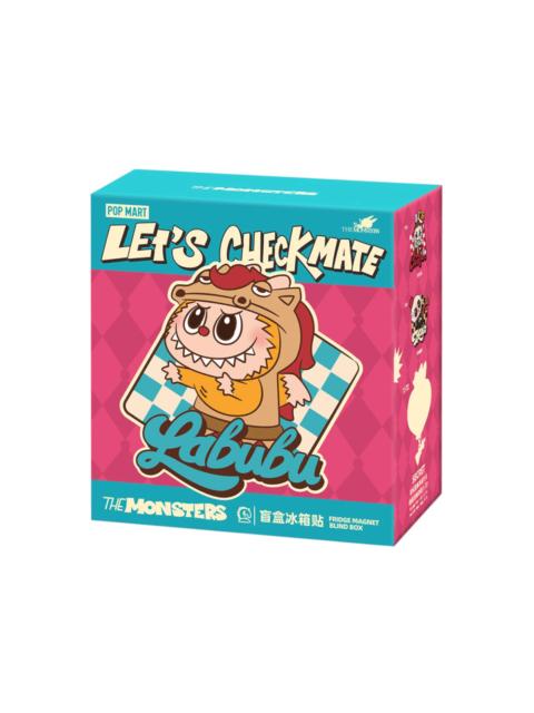 Pop Mart Labubu The Monsters Let's Checkmate Series Fridge Magnet Single Blind Box