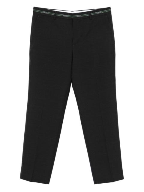 logo-waistband trousers