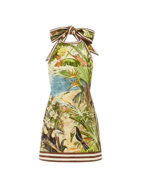 Toucan Tango Halter Mini Dress