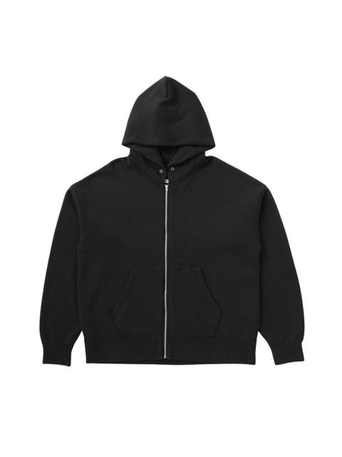 JUMBO SB HOODIE F.Z. (FINE WOOL) BLACK