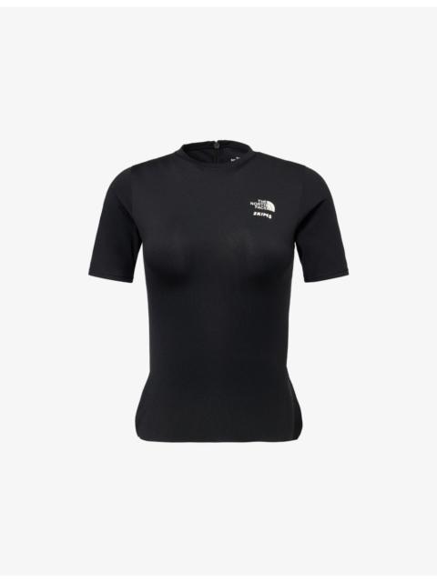 The North Face x SKIMS Refina Stretch-Woven Short-Sleeve Top