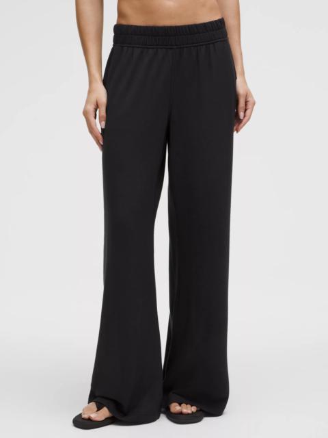 BeCalm Mid-Rise Wide-Leg Pant