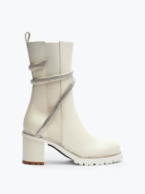 Cleo Crystal Ivory Bootie 60