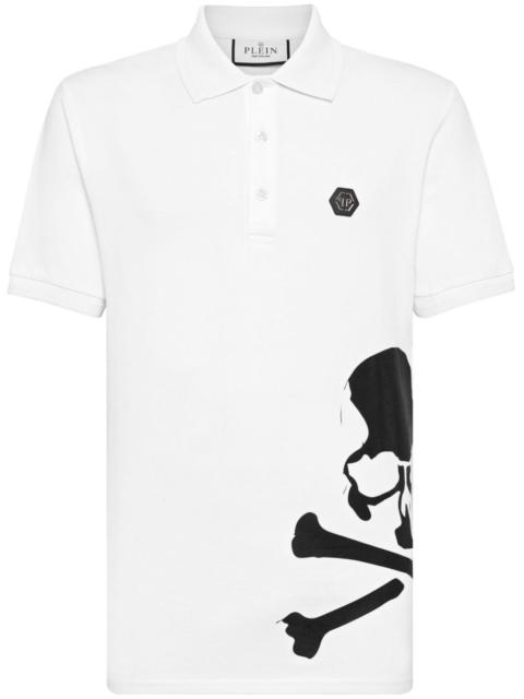 Skull & Bones cotton polo shirt