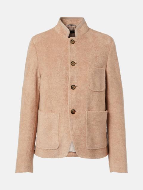 Spagna Mini linen and cotton terry jacket