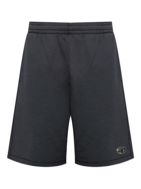 P-Marshy logo-detail shorts