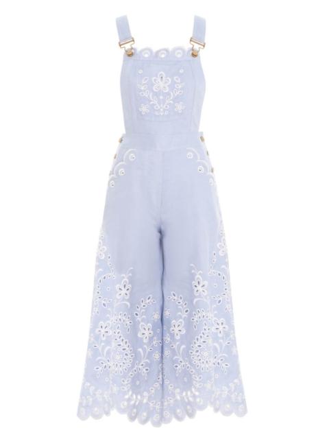 CLOVER EMBROIDERED OVERALL