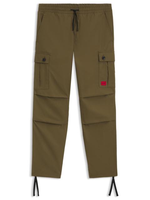 REGULAR-FIT CARGO TROUSERS IN RIPSTOP COTTON
