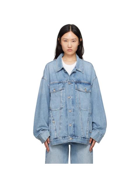 Blue Reworked Wayne Denim Jacket