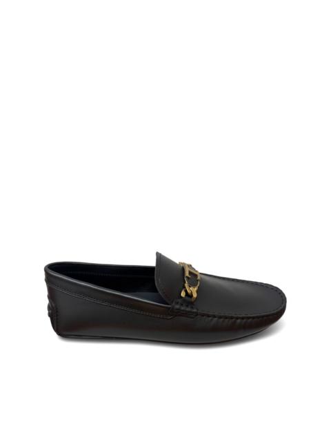 City Gommino chain-detail loafers