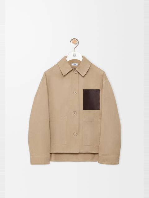Workwear jacket in cotton