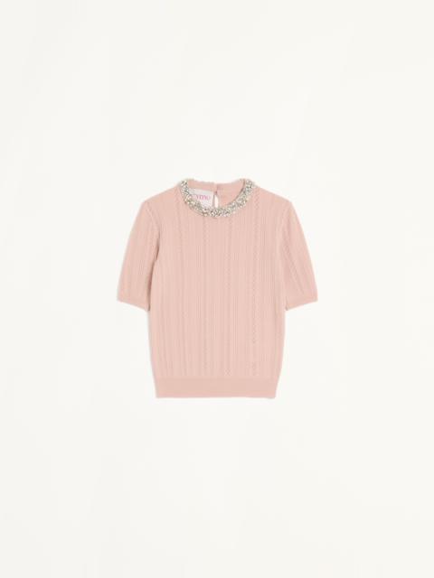 EMBROIDERED WOOL SWEATER