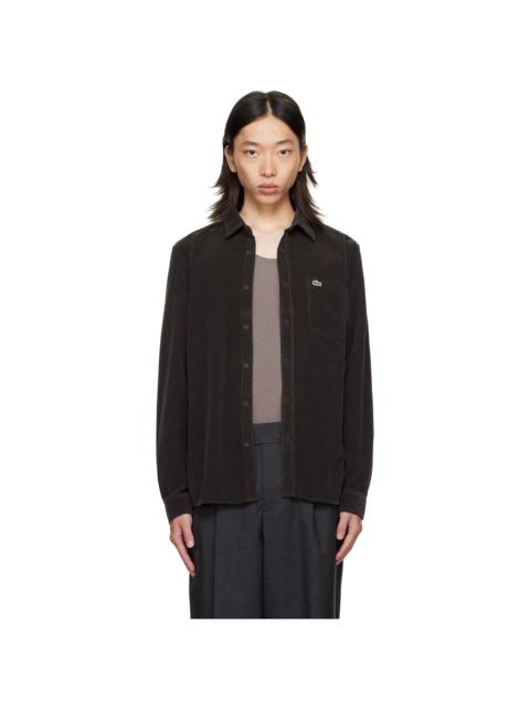 Brown Regular Fit Shirt