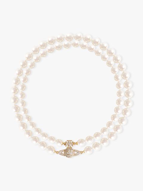 GRAZIELLA PEARL CHOKER | GOLD