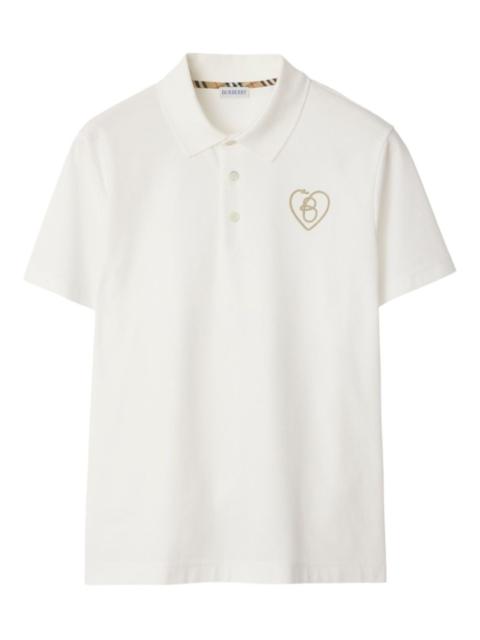 B Heart cotton polo shirt