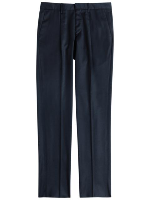Lardini Wool and Cashmere-blend Trousers