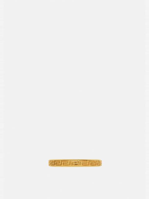 Engraved Greek Key Ring