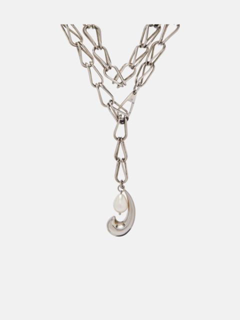 Embellished chain necklace