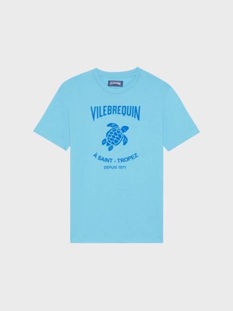 MEN COTTON T-SHIRT CONTRASTED PLACED GOMY LOGO