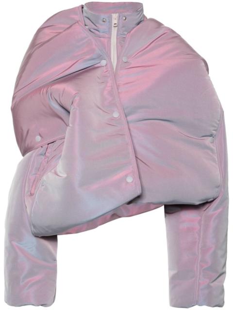 Snap Off cropped puffer jacket