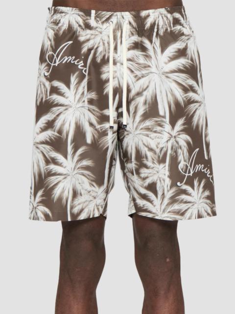 Men's Palms Swim Shorts - Tobacco