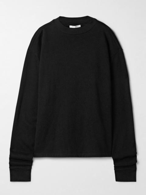 Amira Cotton And Cashmere-blend Jersey Sweater